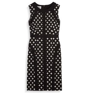 Donna Morgan Black & White Pattern Dress